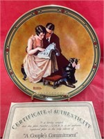 Edwin M. Knowles plate No. 18702D  “A Couple’s