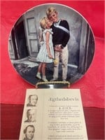 Bing & Grondahl plate No. 8.019B  “First Crush”