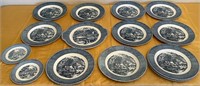 D - CURRIER & IVES PLATES
