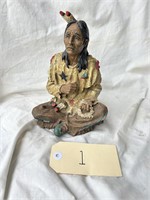 Seated Indian figurine