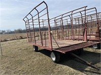 9x16 Metal Throw Bale Rack w/EZ Trail 872 W Runnin