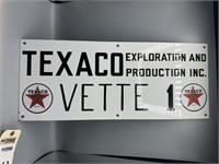 Texaco Exploration & Production Lease sign
