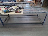 Steel Framed Timber Top Bench 2100x900x730mm
