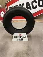 Phillips 66 tire rack with Phillips 66 tire