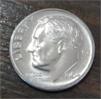 UNCIRCULATED 1964 SILVER DIME