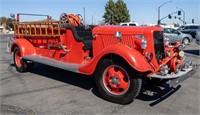Vintage 1936 Ford Fire Truck Restored