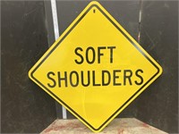 Road sign- Soft shoulders