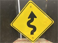 Road sign- Snake road