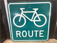 Road sign- Bike Route