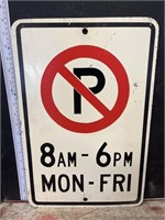 Road sign- No Parking