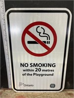 Metal sign- No Smoking