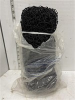 Black hockey net mesh