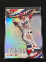 Juan Soto Topps Chrome Dominican Republic