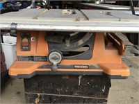 RIGID TABLE SAW WORKS