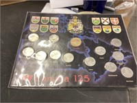 Collection of Canadian provincial quarters
