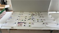 Assortment of envelopes w/stamp