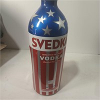 Empty svedka vodka bottle