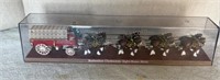 BUDWEISER CLYDESDALE EIGHT-HORSE HITCH In Display