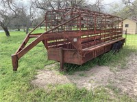 20’x6’ Gooseneck Stock Trailer