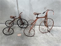 2 x Vintage Child’s Tricycles - (A/F)