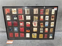 Framed Vintage CIGARETTE Packet Labels - 755 x