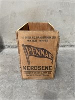 PENNANT KEROSENE Wooden Crate