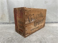 KALIF Motor Spirit Wooden Oil Crate