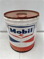 MOBIL 4 Gallon Drum With Contents