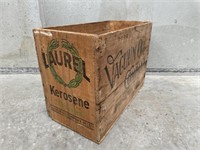 LAUREL KEROSENE Wooden Crate
