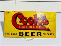 Double Sided Cook's Beer Tin Sign