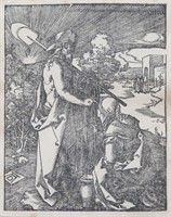 Albrecht Durer Woodcut Christ Appears to Mary
