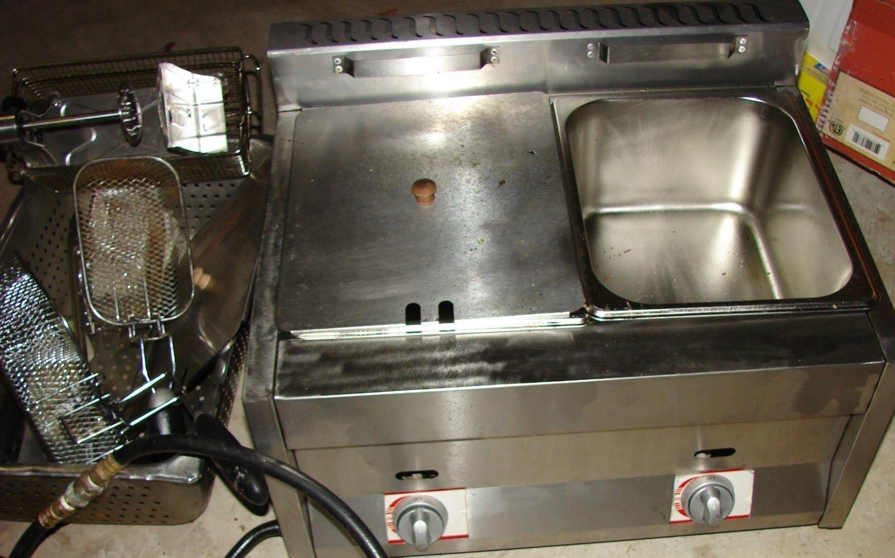 Commercial Stainless Steel Gas Fryer - Tested