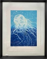 "CHIMOREX" SIGNED FRAMED ETCHING BY