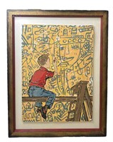 SIGNED DAVID BROMLEY "THE YOUNG ARTIST" TITLE