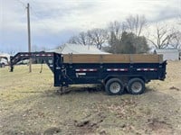 2017 PJ Gooseneck dump trailer