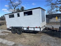 HOME MADE ENCLOSED TRAILER WAS BUILT TO PULL