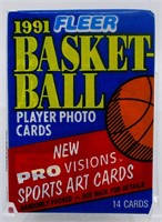 Pack of 1991 Fleer Basketball Player Photo Cards