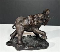 Bronze African Elephant