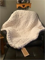 Hand-Knitted Blanket