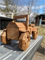 Handmade Wooden Truck Planter