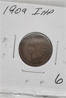 1909 Indian Head 1 Cent Coin