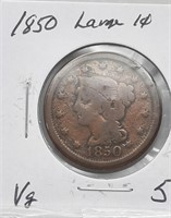 1850 Large 1 Cent Coin