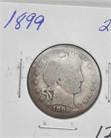 1899 Barber 25 Cent Coin