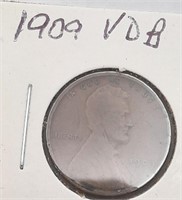 1909 VDB Lincoln 1 Cent Coin