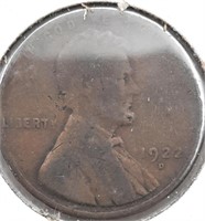 1922D Lincoln 1 Cent Coin