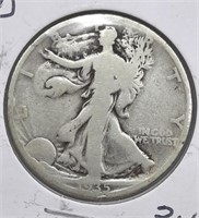 1935D Walking Liberty Half Dollar Coin