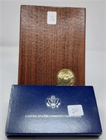 1971 Brown Ike; 1987 Constitution Dollar Proof