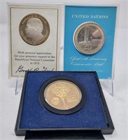 3 Medals (2 Sterling)