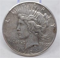 1924-S Silver Dollar XF