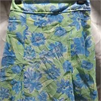 Thalia Sodi  Pastel Green Blue Floral Skirt